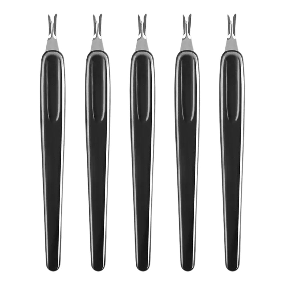 Lot de 5 coupes-cuticules noir pour manucure précise