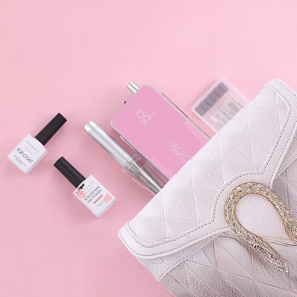 Ponceuse à ongles compacte et transportable – Idéale pour les esthéticiennes et les salons de beauté en déplacement