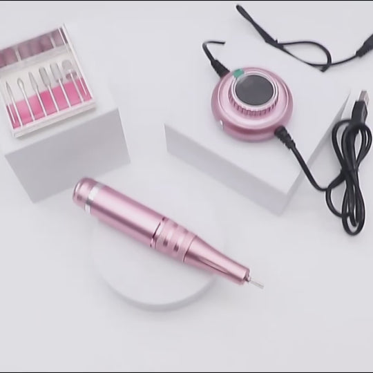 Ponceuse ongle électrique 35000 tours avec contrôleur LCD en vidéo