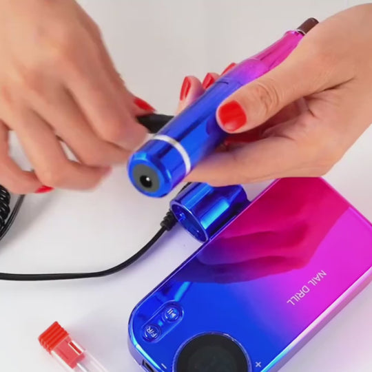 Ponceuse ongle sans fil 35000 RPM portable et précise en vidéo