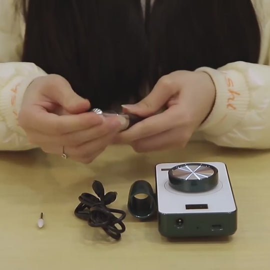 Ponceuse ongle 35 000 RPM rechargeable, pro et silencieuse en vidéo