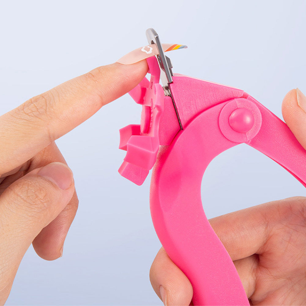 Coupe faux ongles pro rose réglable ultra précis