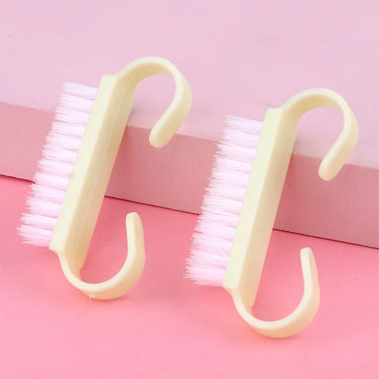 Lot de 2 brosses à ongle pastel pour manucure