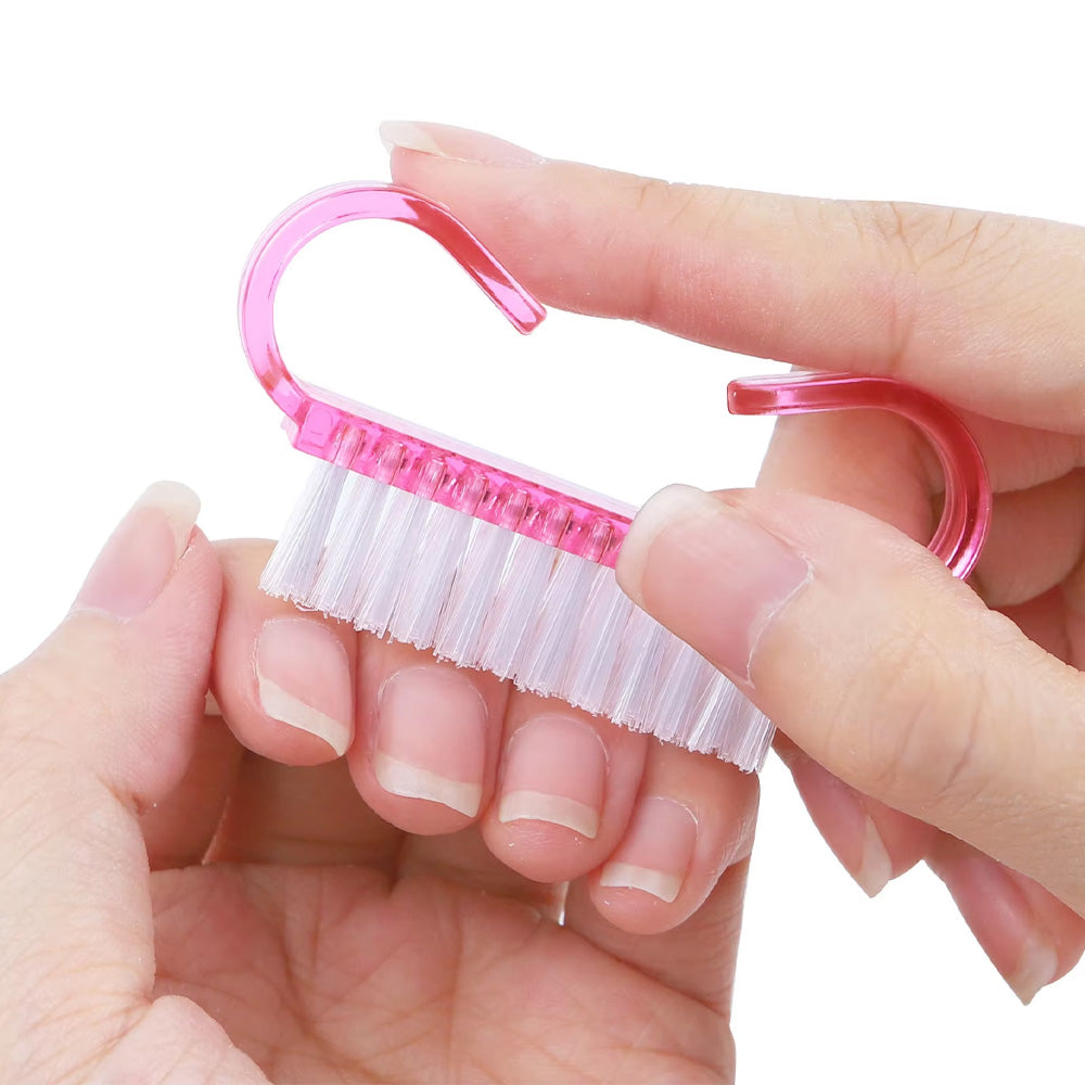 Brosse à ongle colorées pour manucure et nettoyage doux
