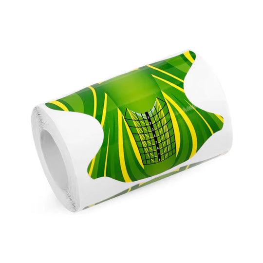Chablon ongle vert sculptant 100 pièces pour gel UV