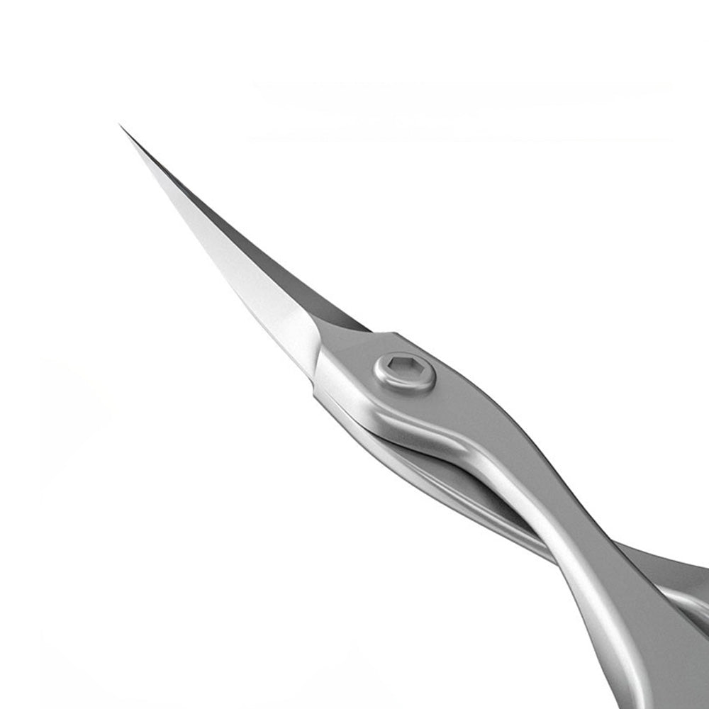 Ciseau ongle acier inoxydable lame fine courbée précis