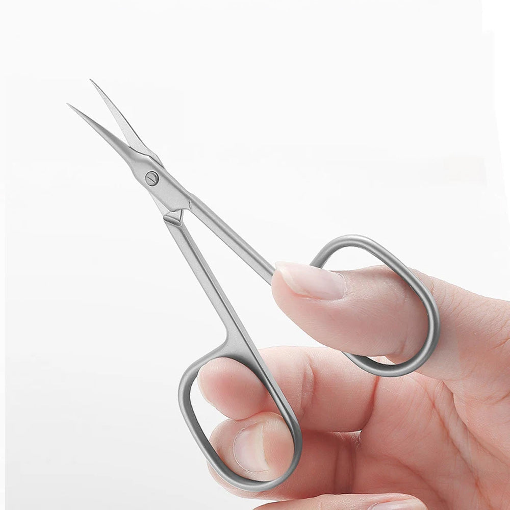 Ciseau ongle inox mat pour manucures impeccables