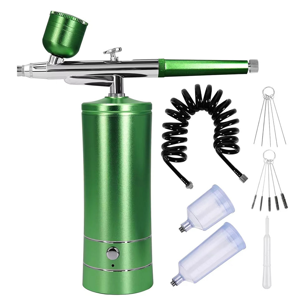 Airbrush ongle sans fil avec compresseur et réservoir XL