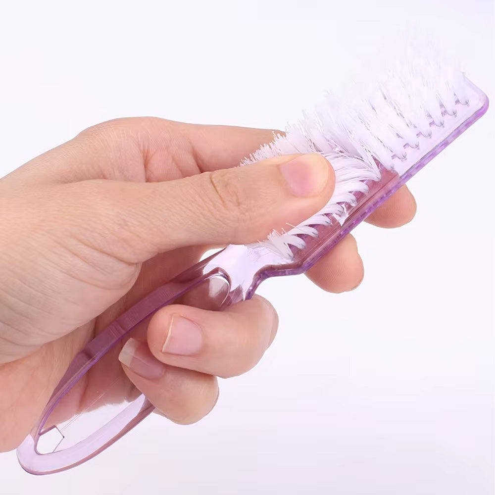 Brosse à ongle longue manche pour manucure et pédicure