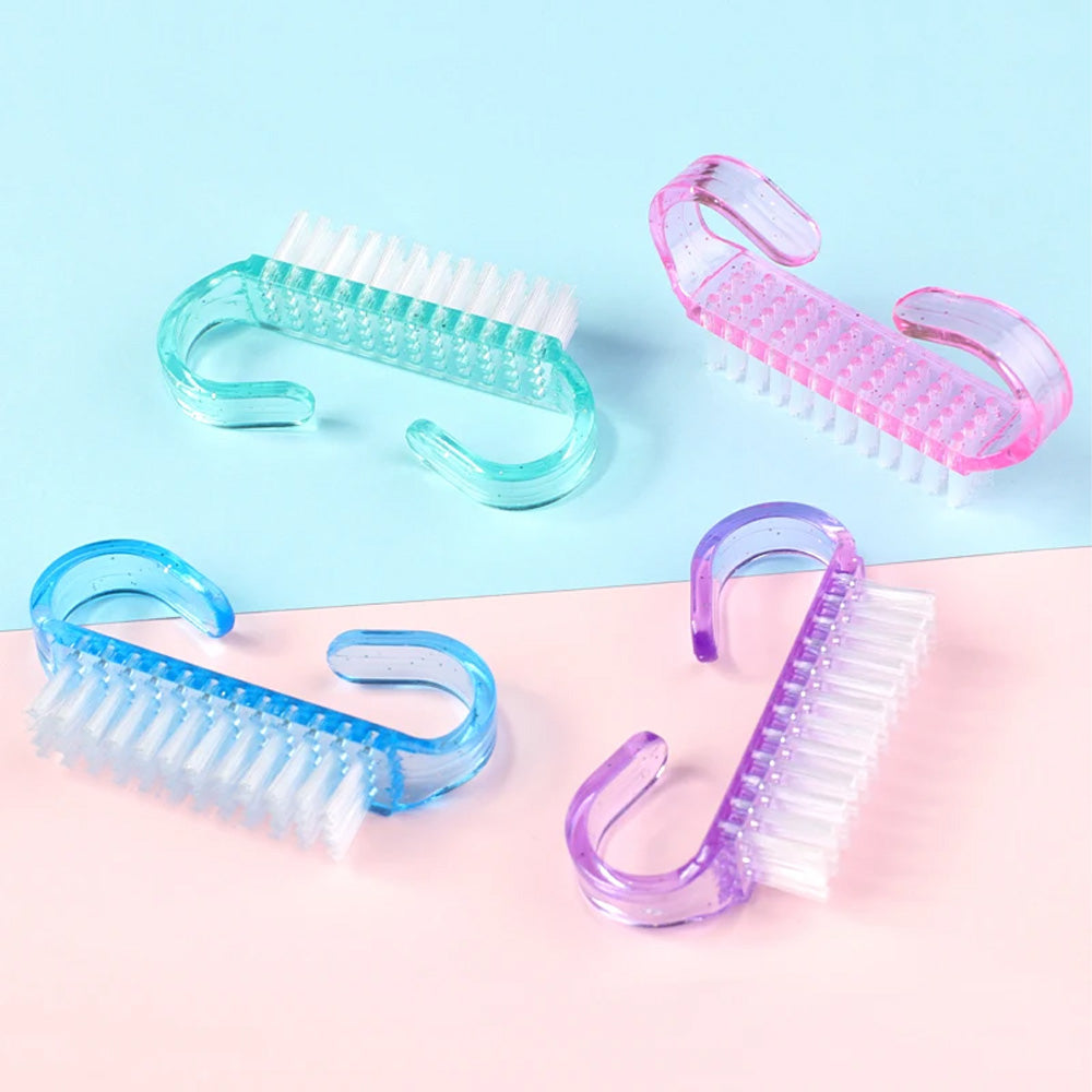 Brosse à ongle colorées pour manucure et nettoyage doux