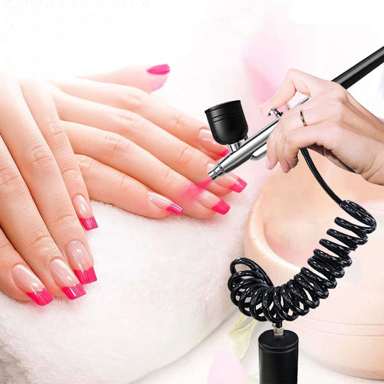Airbrush ongle sans fil avec compresseur et réservoir XL