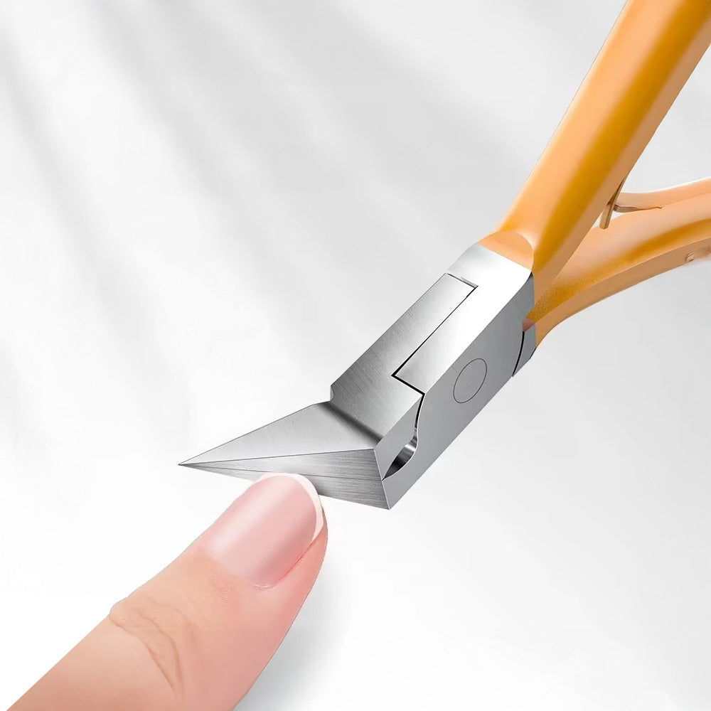 Pince ongle fine colorée pour coupe détaillée