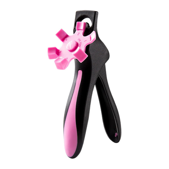 Coupe faux ongles rose et noir réglable précis