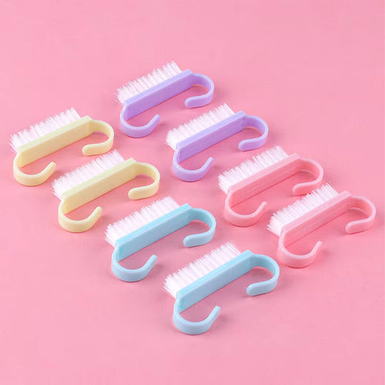 Lot de 2 brosses à ongle pastel pour manucure