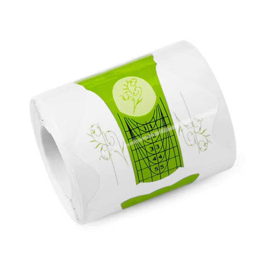 Chablon ongle vert fluo 100 pièces pour extension gel UV