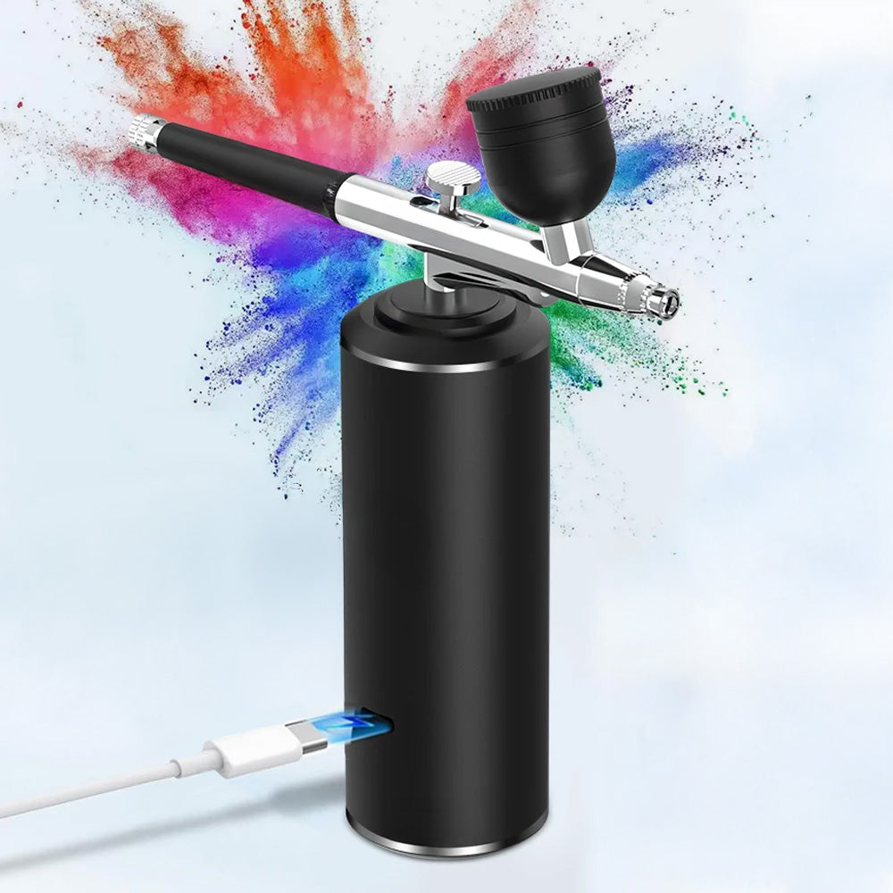 Airbrush ongle sans fil 30PSI double action ultra précis