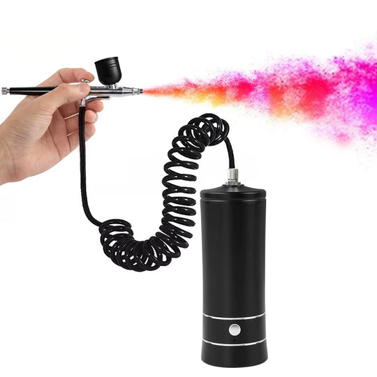 Airbrush ongle sans fil avec compresseur et réservoir XL
