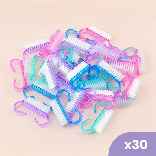 Brosse à ongle colorées pour manucure et nettoyage doux