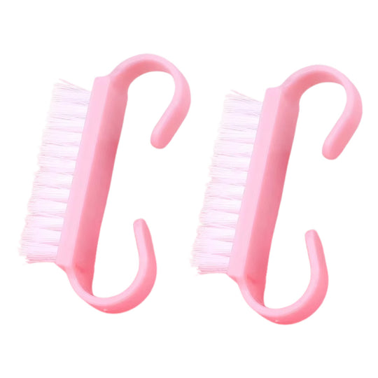 Lot de 2 brosses à ongle pastel pour manucure