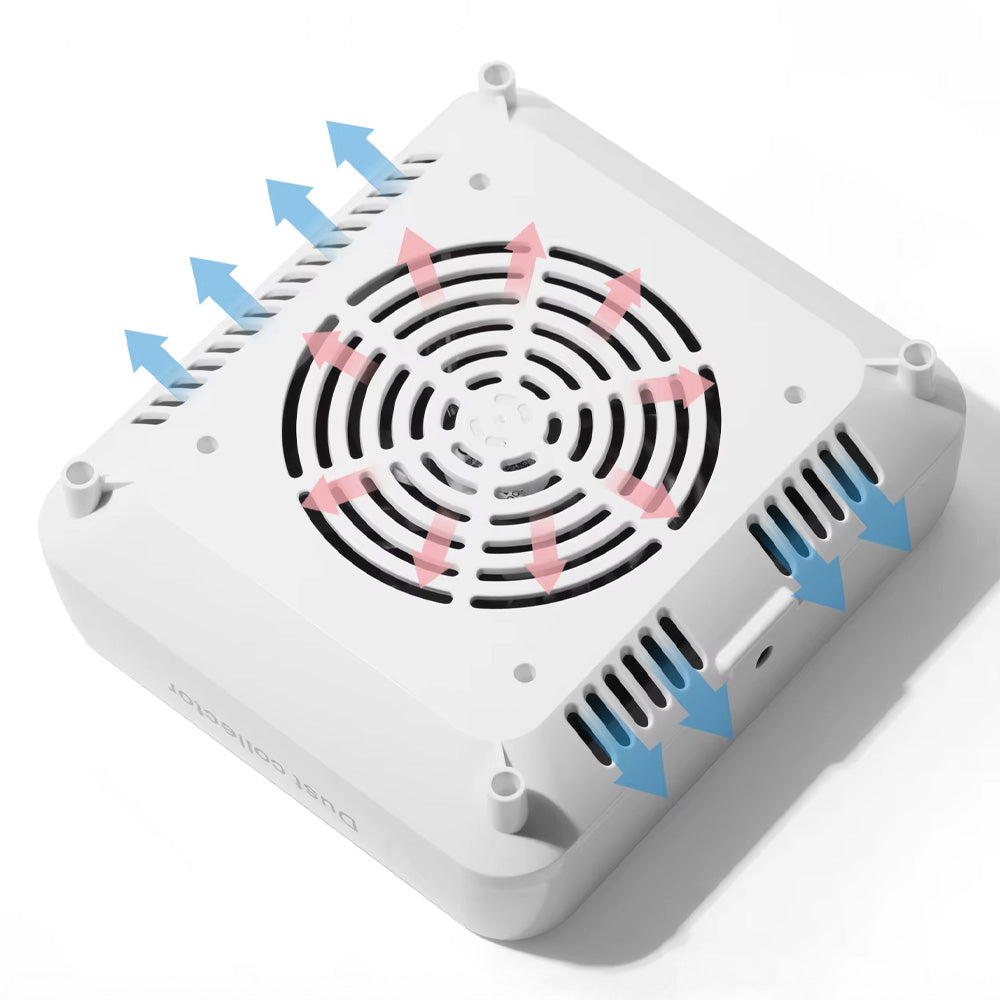 Aspirateur de table ongle 35W compact avec filtre lavable-Nailona