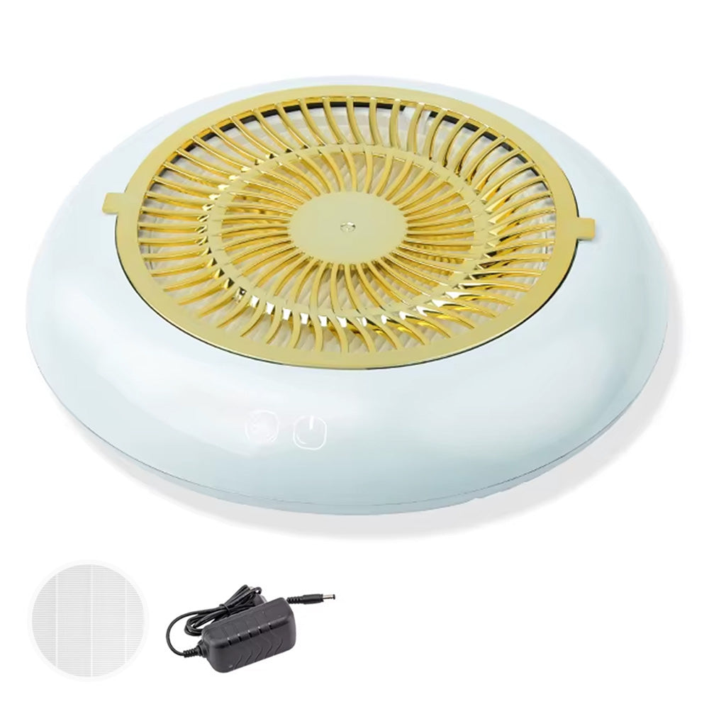 Aspirateur de table ongle 60W cercle doré-Nailona
