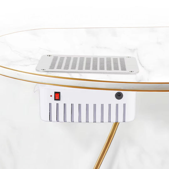 Aspirateur ongle encastrable 13w silencieux et compact 2 en 1-Nailona