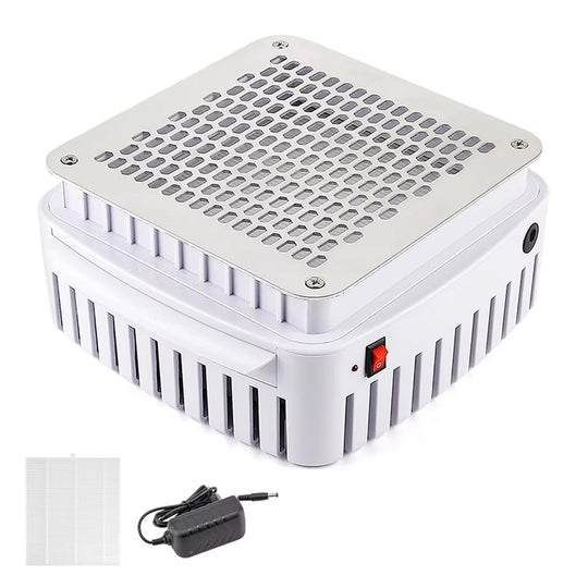 Aspirateur ongle encastrable 13w silencieux et compact 2 en 1-Nailona