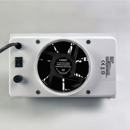 Aspirateur ongle encastrable 60W ultra silencieux design-Nailona