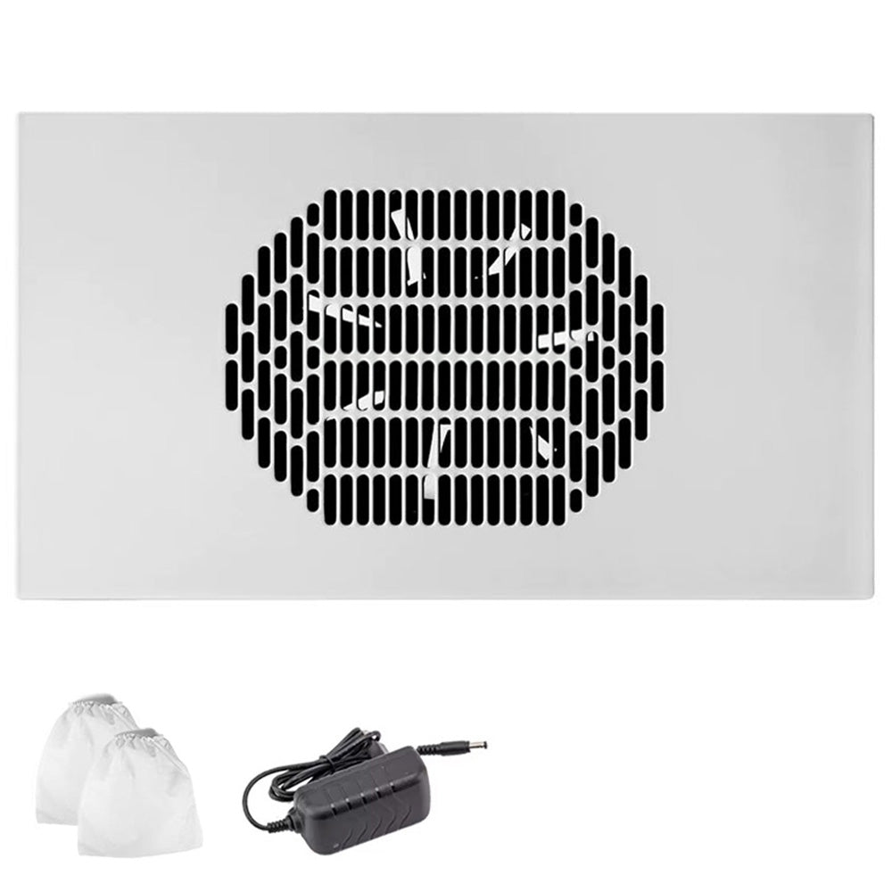 Aspirateur ongle encastrable 60W ultra silencieux design-Nailona