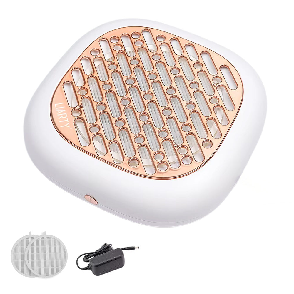 Aspirateur ongle professionnel 130w avec double filtre et 3 vitesses-Nailona