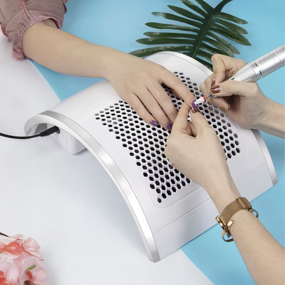Aspirateur ongle professionnel 4 ventilateurs 80W-Nailona