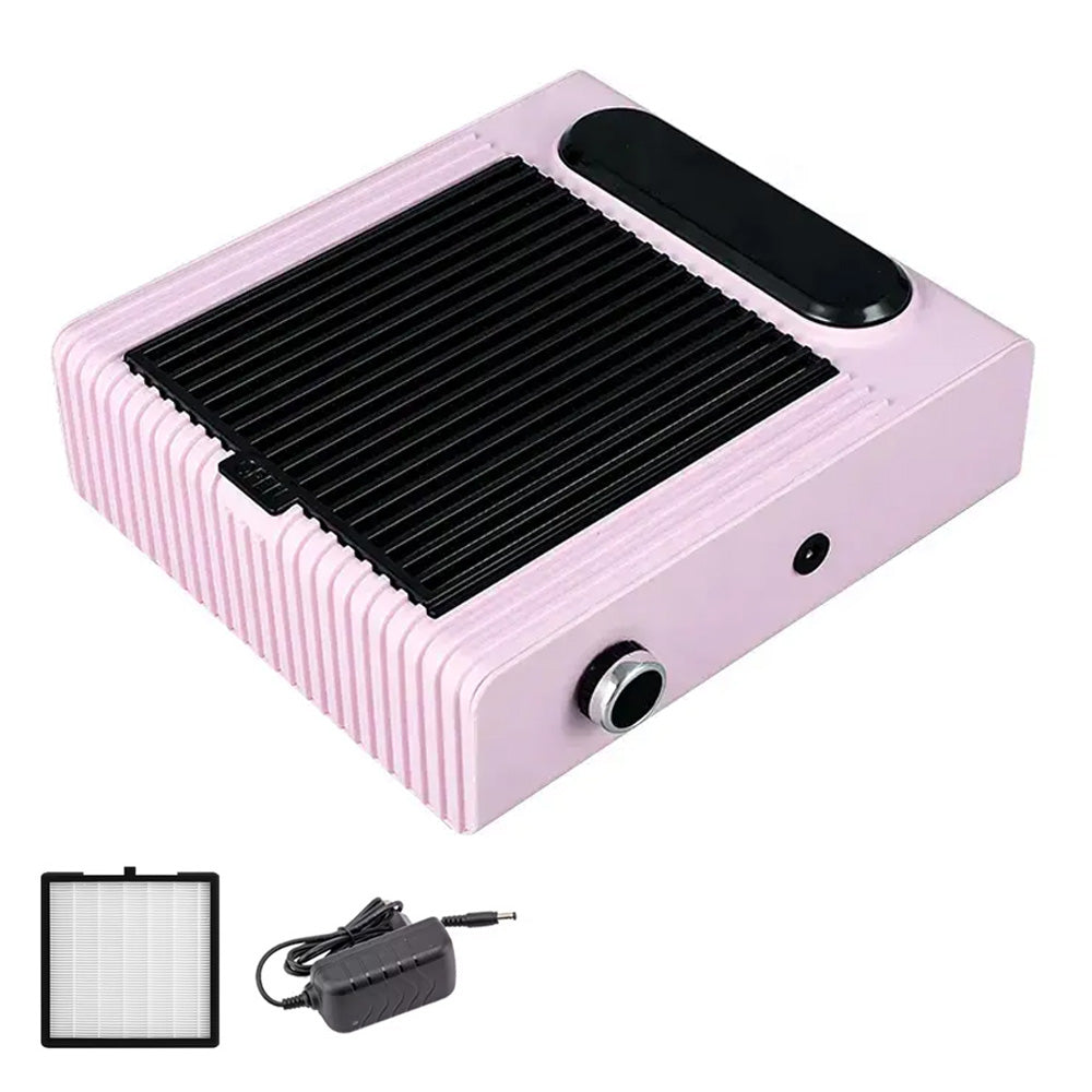 Aspirateur ongle professionnel 80W avec filtre et vitesse réglable-Nailona