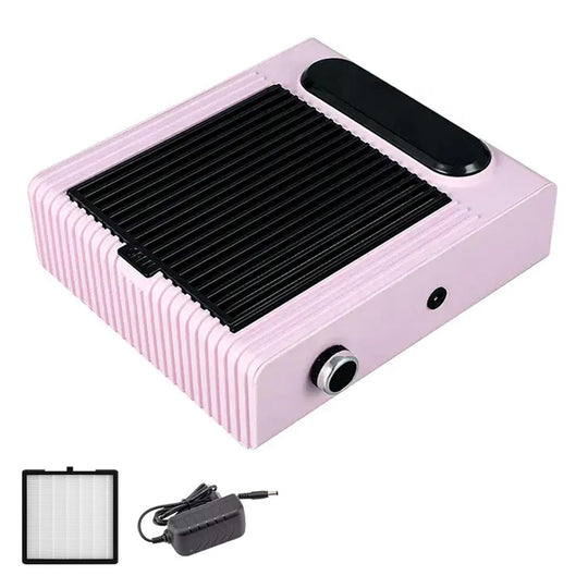 Aspirateur ongle professionnel 80W avec filtre et vitesse réglable-Nailona