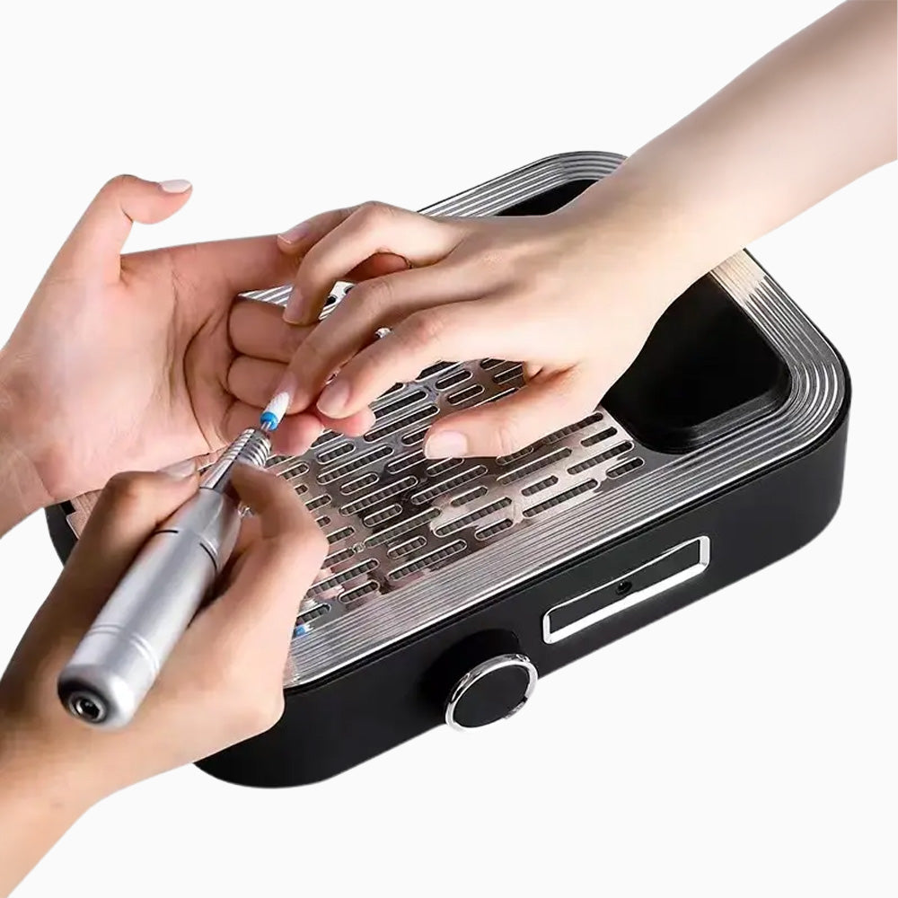 Aspirateur ongle professionnel 80w rechargeable sans fil avec vitesse réglable-Nailona