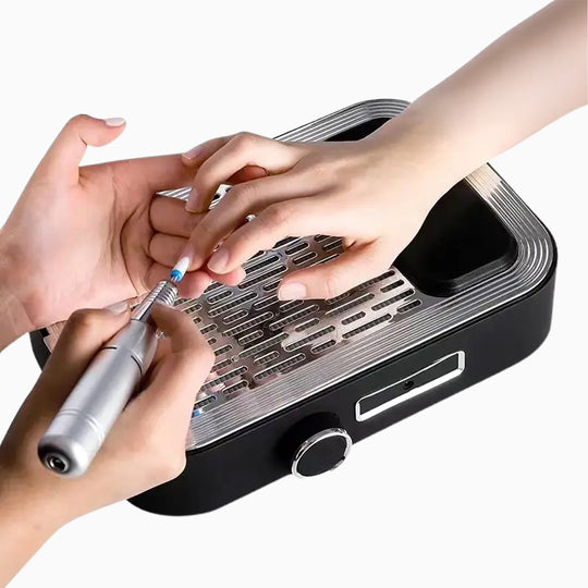 Aspirateur ongle professionnel 80w rechargeable sans fil avec vitesse réglable-Nailona