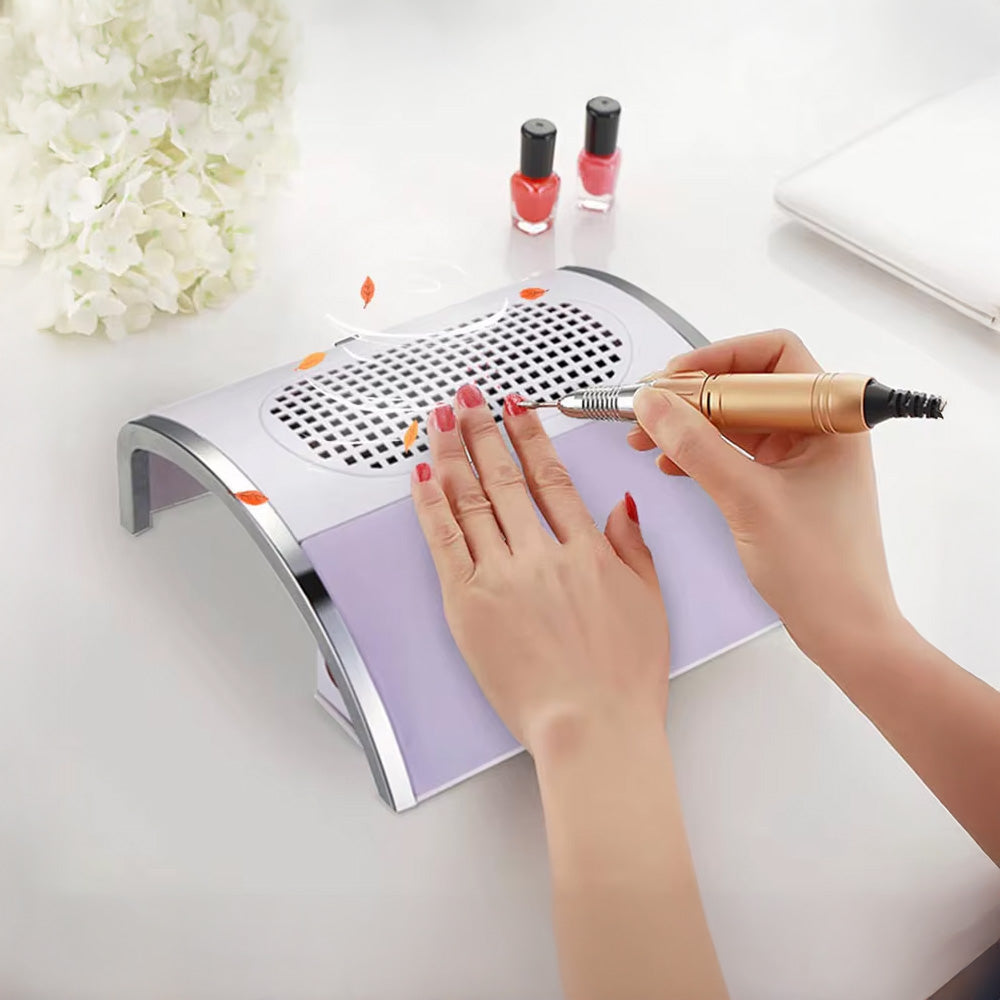 Aspirateur ongles 80W professionnel silencieux et efficace-Nailona