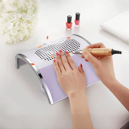 Aspirateur ongles 80W professionnel silencieux et efficace-Nailona