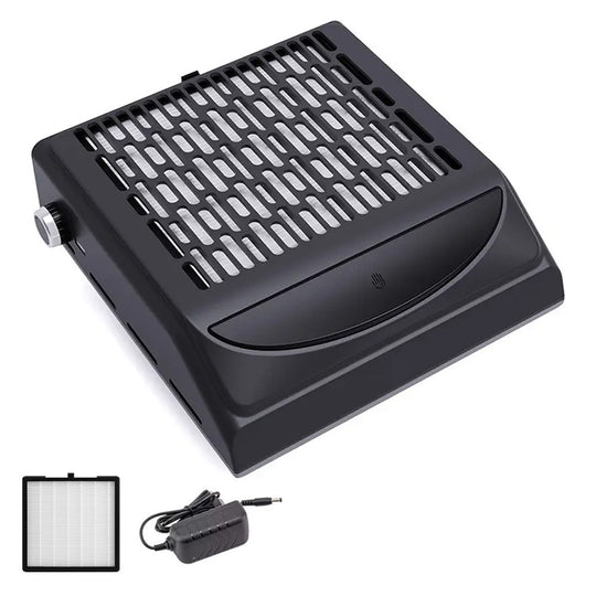 Aspirateur ongles professionnel 100w faible bruit avec filtre-Nailona