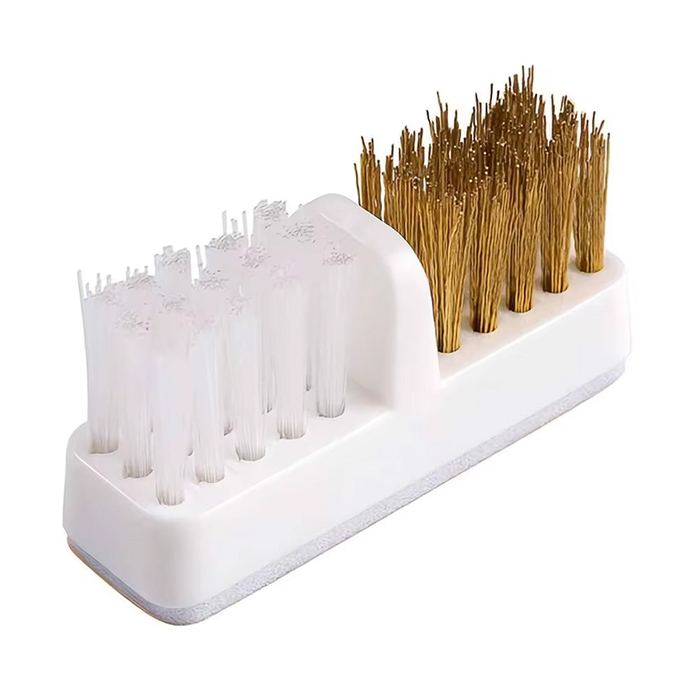 Brosse à ongle double pour nettoyer les embouts de ponceuse-Nailona
