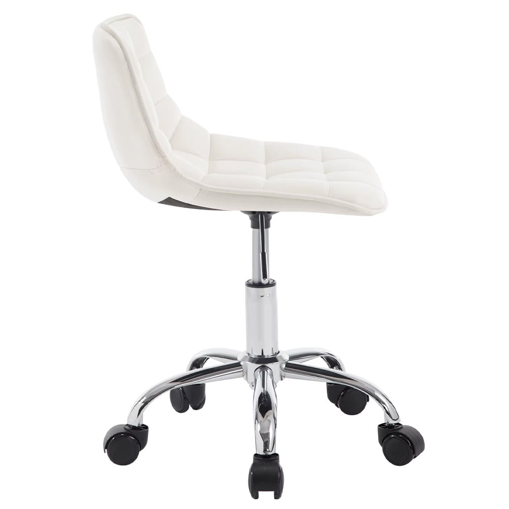 Chaise prothésiste ongulaire assise large matelassée pivotante-Nailona