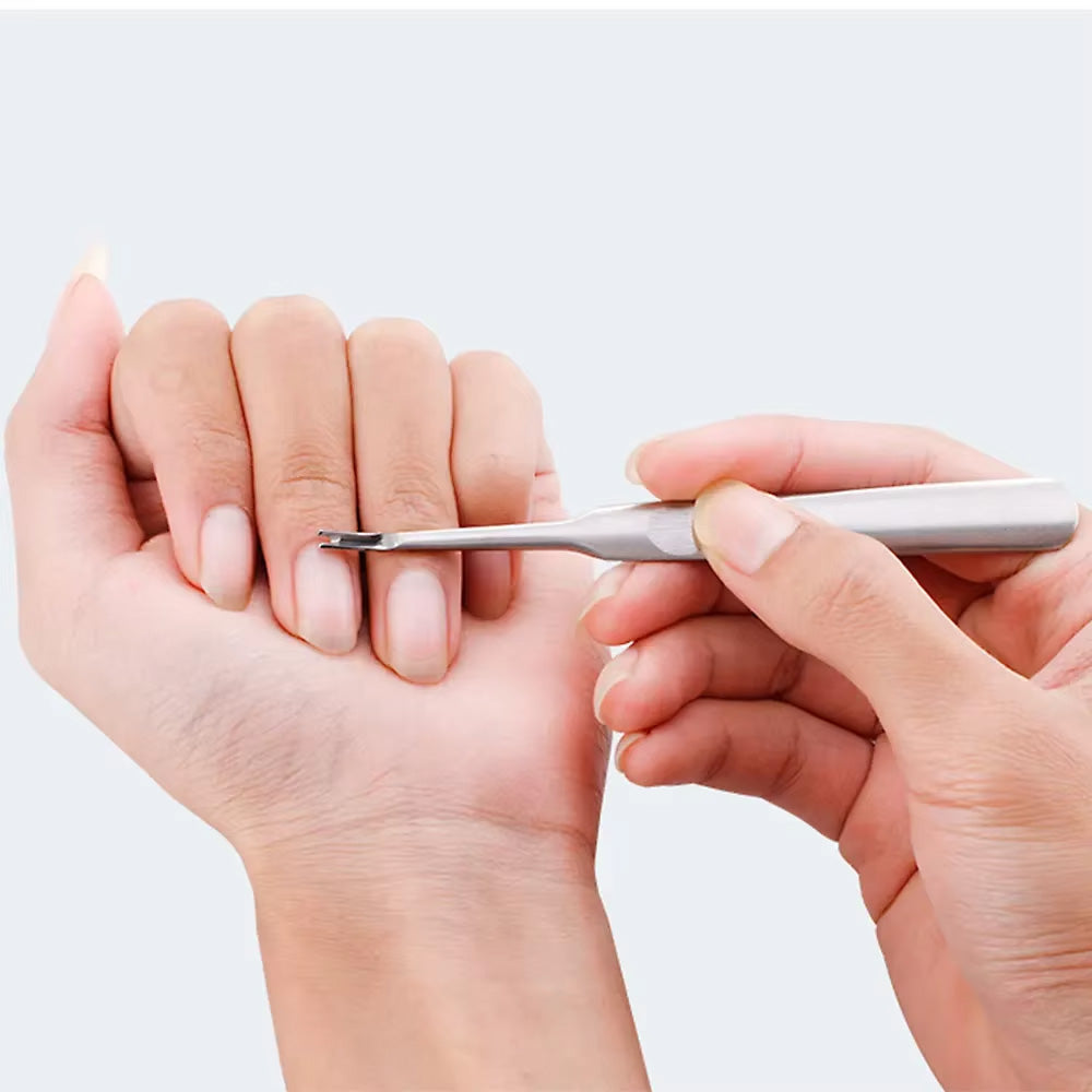 Coupe cuticule pro en acier inoxydable solide-Nailona