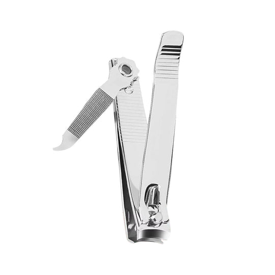 Coupe ongles classique inoxydable avec lime intégrée-Nailona