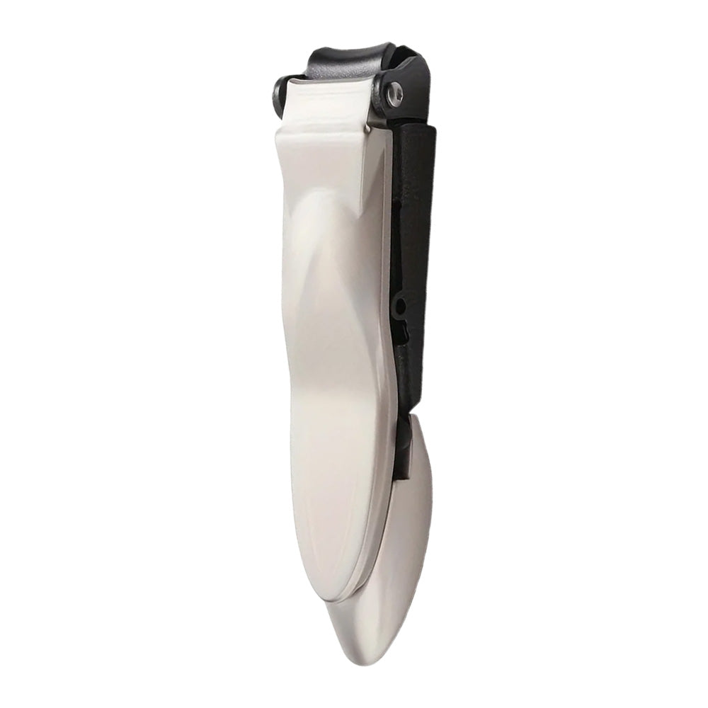 Coupe ongles ergonomique avec bac intégré en inox-Nailona