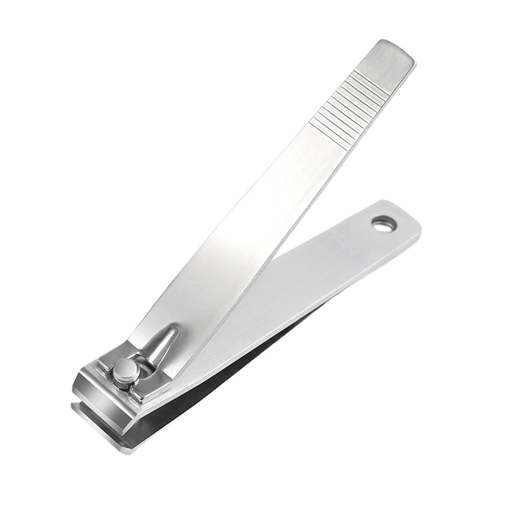 Coupe ongles ergonomique en métal brossé durable-Nailona