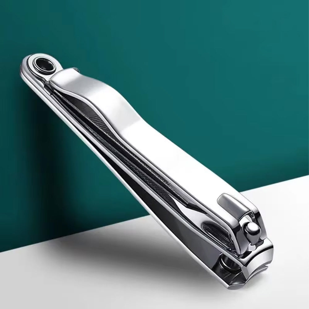 Coupe ongles inox brillant avec lime et nettoyeur-Nailona