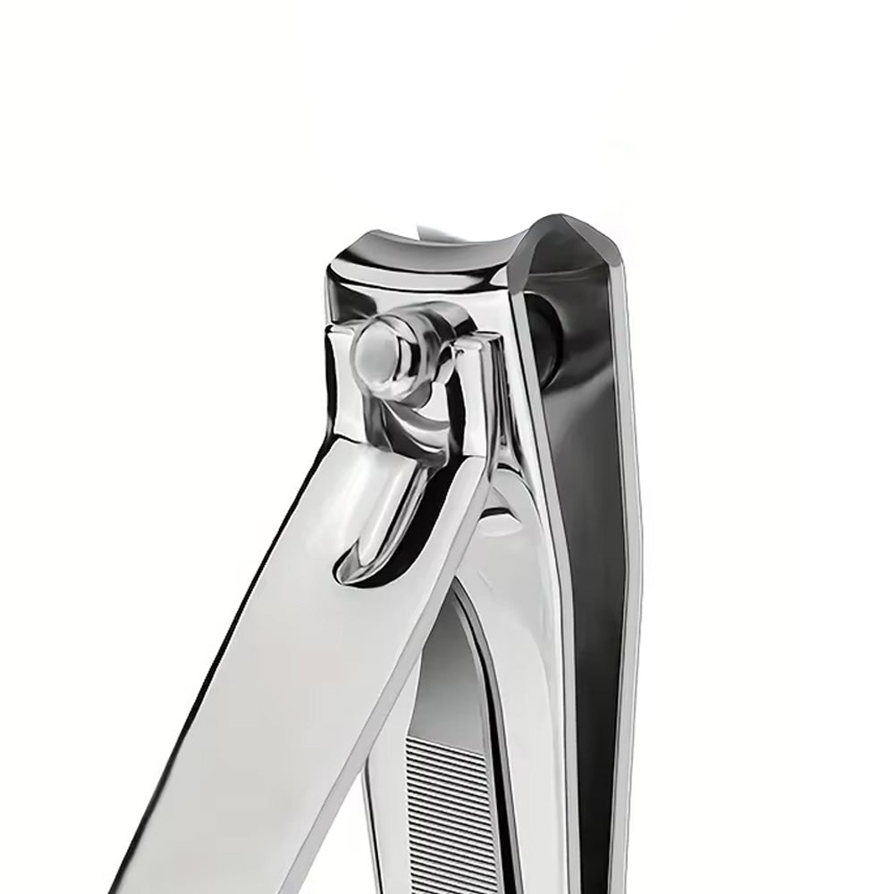 Coupe ongles inox brillant avec lime et nettoyeur-Nailona