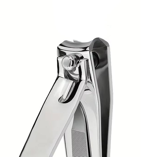 Coupe ongles inox brillant avec lime et nettoyeur-Nailona