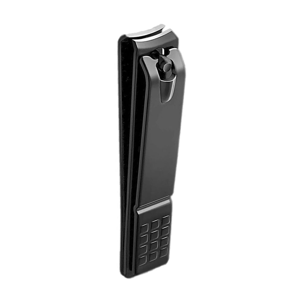 Coupe ongles noir robuste en acier inoxydable-Nailona