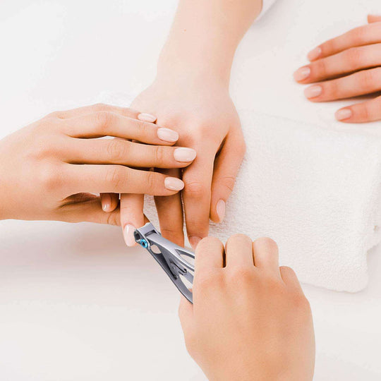 Coupe ongles ouverture large argent en acier inoxydable-Nailona