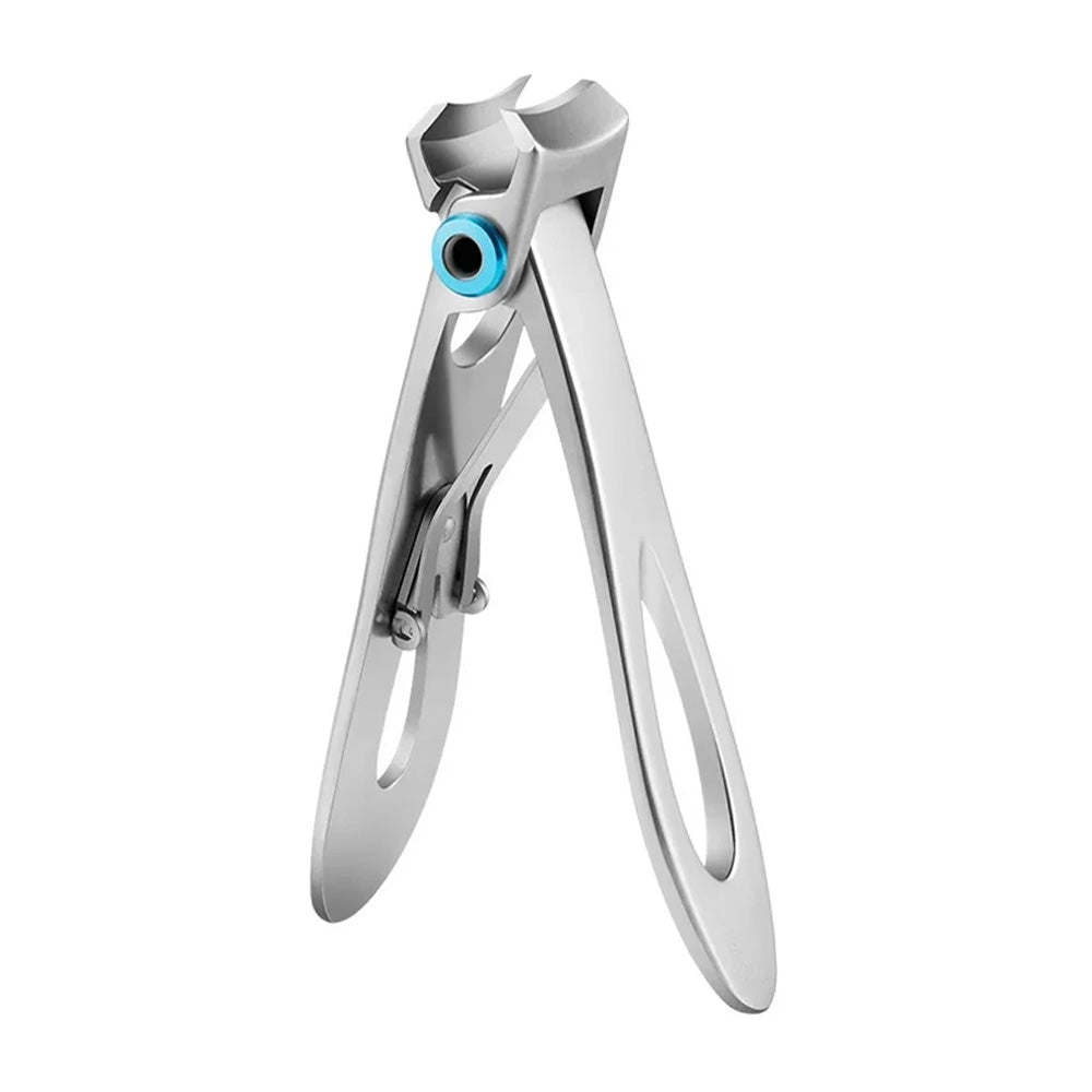 Coupe ongles ouverture large argent en acier inoxydable-Nailona